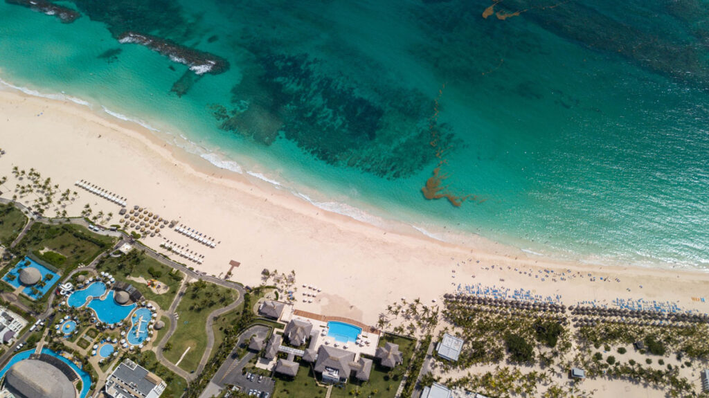 Punta Cana aerial photograph